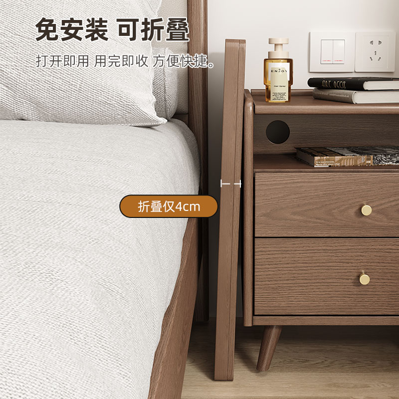 实木炕桌飘窗小桌子榻榻米床上矮桌学习桌茶几茶桌可折叠炕几高清大图