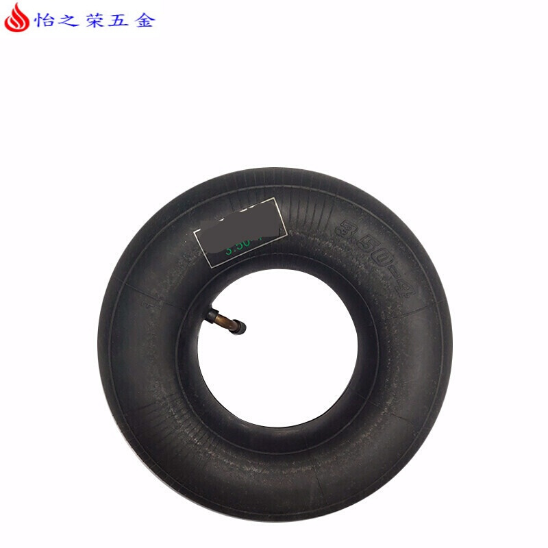 10寸8寸6寸12寸充气轮胎万向轮重型橡胶轮定向轮带刹车轮子静音轮12寸 10寸内胎