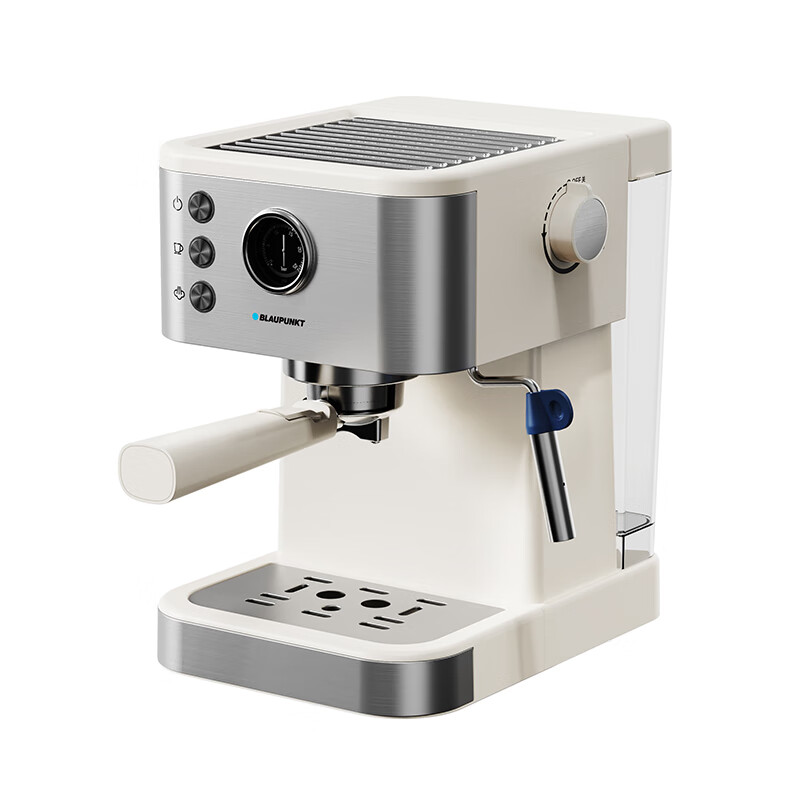 蓝宝(BLAUPUNKT)咖啡机家用意式半自动咖啡机20Bar高压萃取可打奶泡 BP-JHC5070 白色