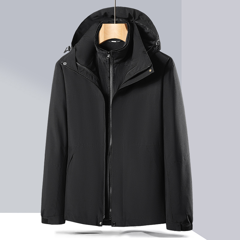 徽润和 冲锋衣 三合一可拆卸登山服外套 CY04/件高清大图