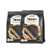 阴山优麦五黑燕麦片420克X3袋(35克*12小袋*3)冲泡即食燕麦片混合麦片营养早餐