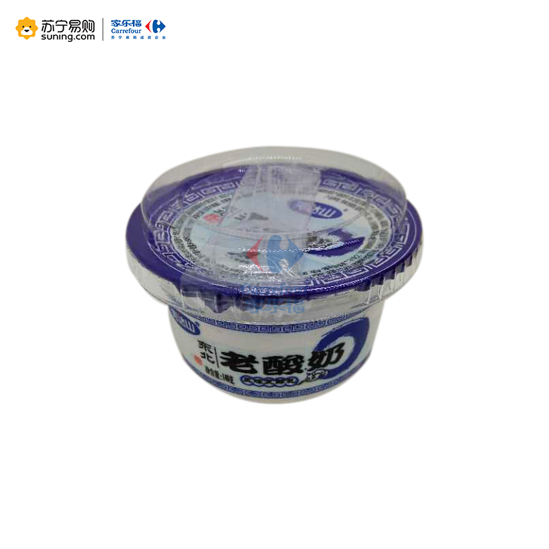 【苏宁小店】完达山碗装原味东北老酸奶140g低温乳品挺好的孩子爱吃上