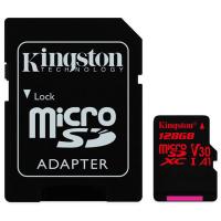 金士顿(Kingston)128G TF卡 读100MB/s写80MB/s 手机存储内存卡 U3 V30 A1 支持4K