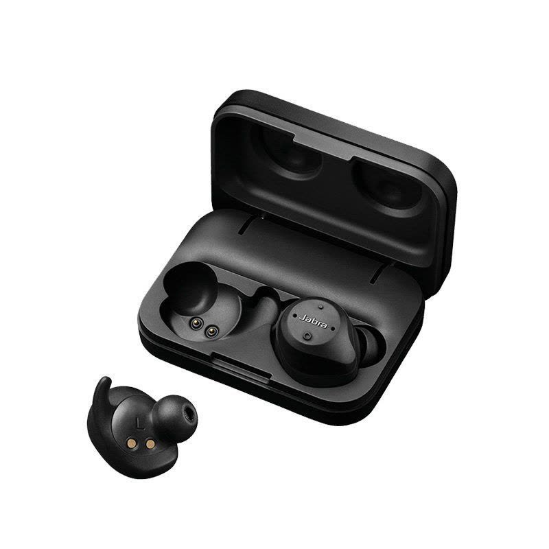 Jabra/捷波朗 ELITE Sport臻跃心率蓝牙耳机耳塞运动升级版IP67防水防尘心率监控迷你超小耳机耳麦 黑色图片