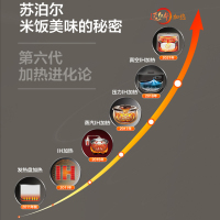 苏泊尔(SUPOR)4L电饭煲远红外穿透加热技术本釜IH电磁加热多功能家用智能电饭煲 4L 远红外IH本釜系列专柜同款
