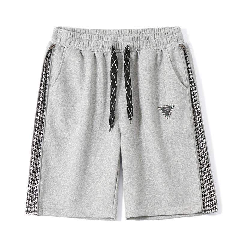 真维斯短裤男夏季抽绳侧开拉链休闲百搭宽松潮流帅气五分裤子男图片