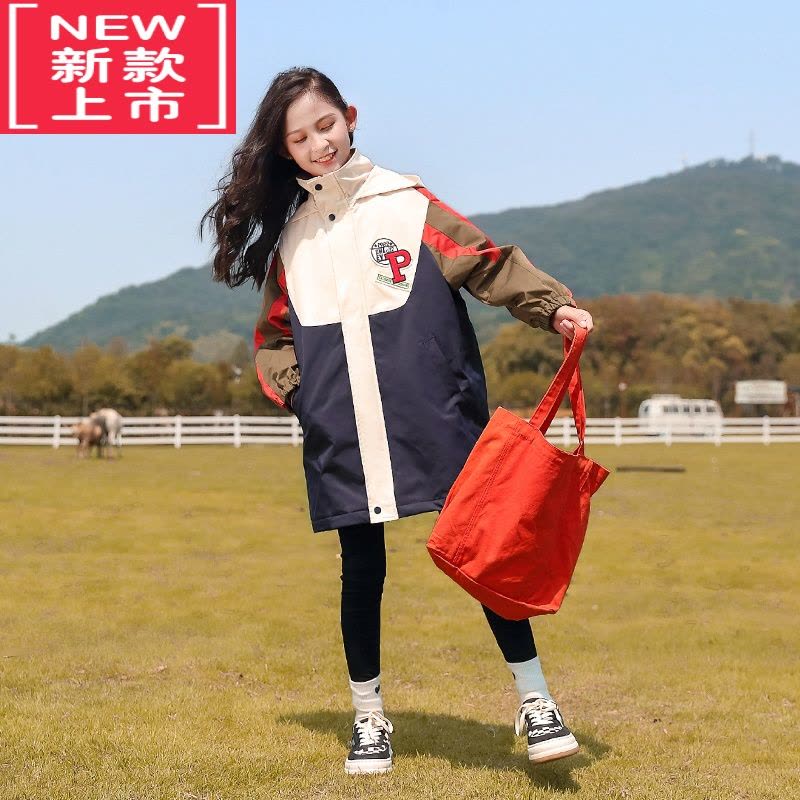 可莉允女童加厚外套秋冬款2022新款儿童冬装女大童冬季风衣夹棉上衣棉服图片