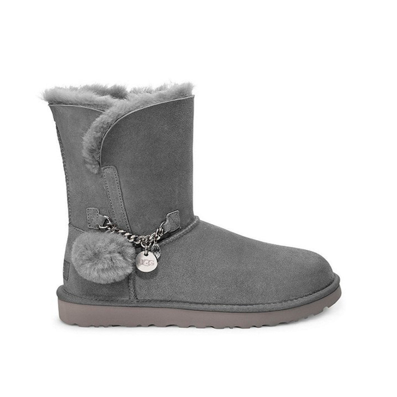 [直营]UGG(UGG) CLASSIC MINI CHARMS女士经典翻毛短筒保暖雪地靴女靴1103765