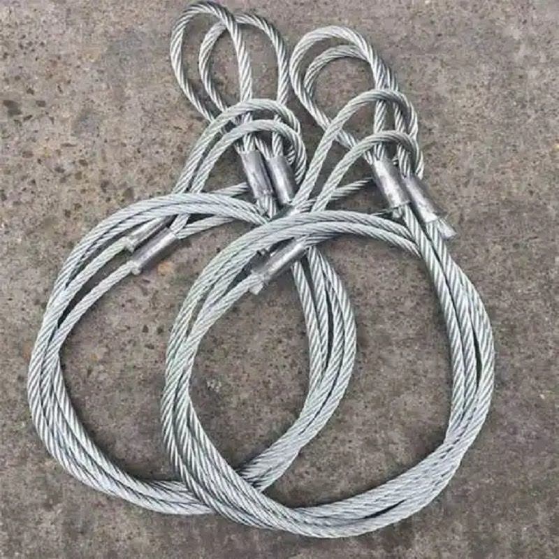 圣鑫SX压制钢丝绳6x37+FC-28-8m图片