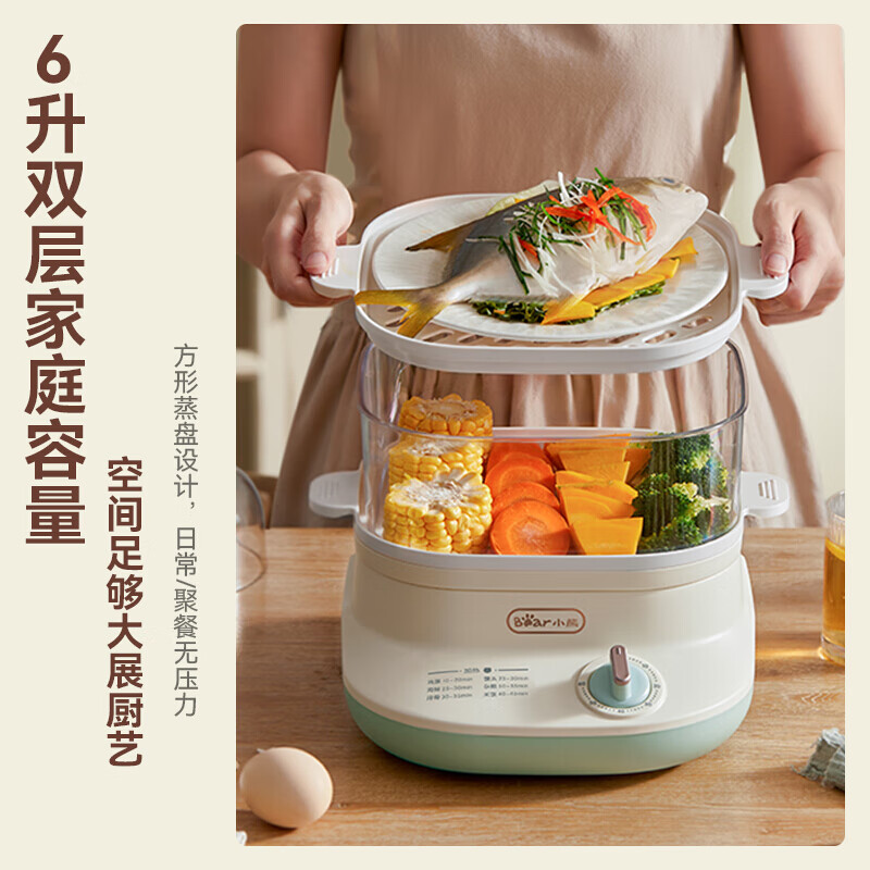 小熊 电蒸锅 -DZG-C60Q8高清大图