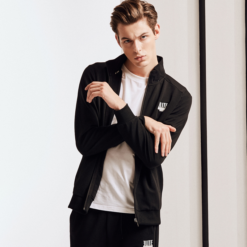 361运动套装男装季新款休闲卫衣跑步长袖拉链开衫运动服