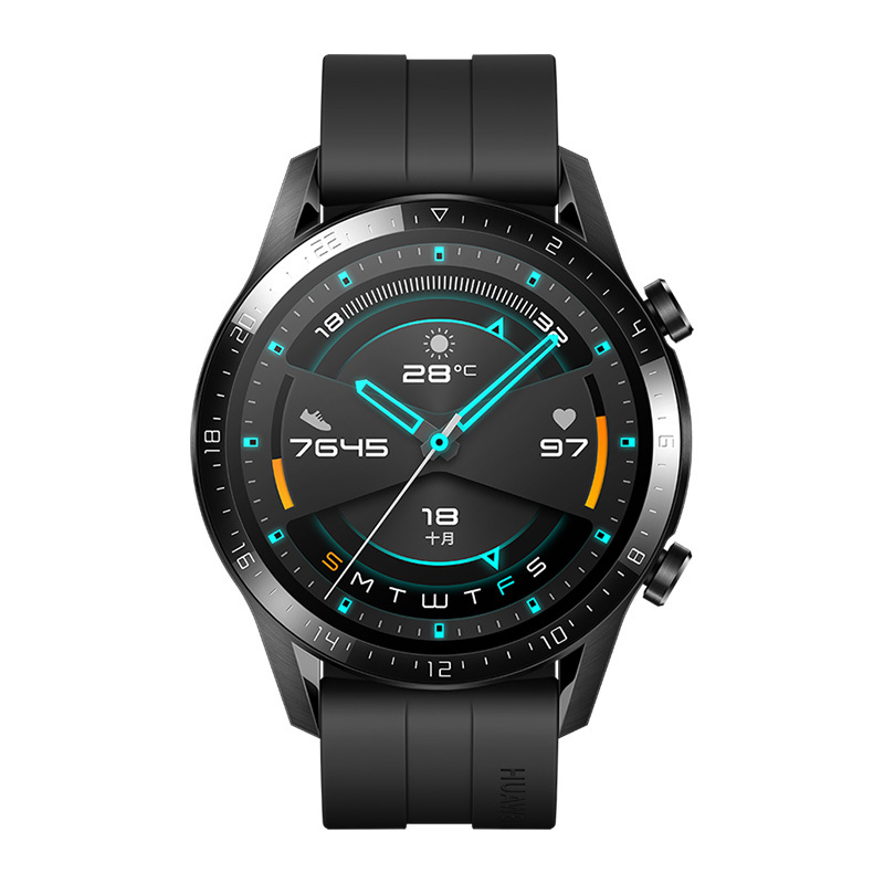 华为手表WATCH-GT2(46mm)运动版曜石黑