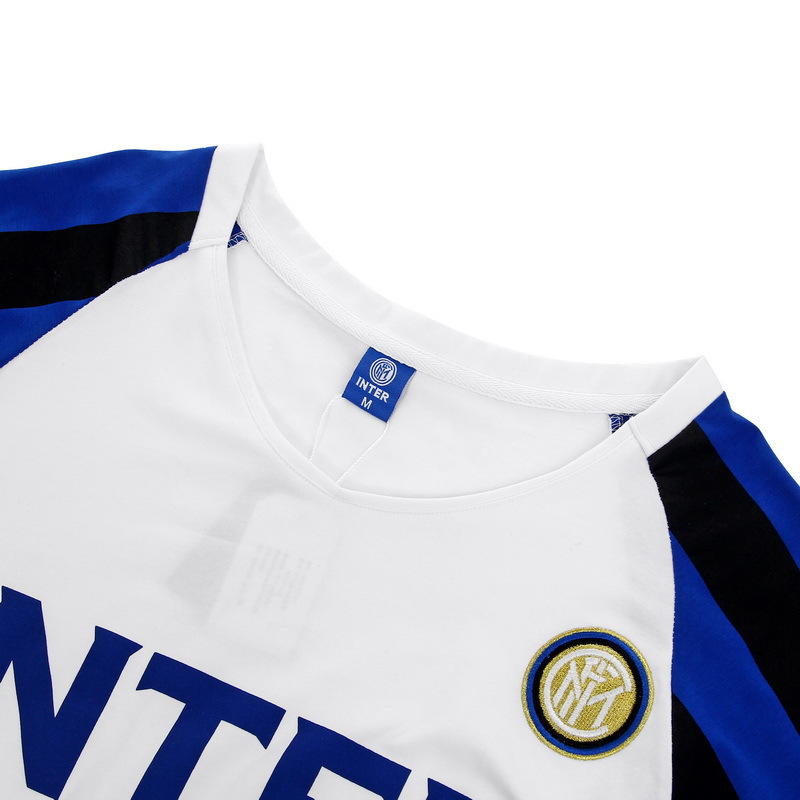 国际米兰足球俱乐部男款官方文化衫(棉氨材质)-白色(Inter Milan)