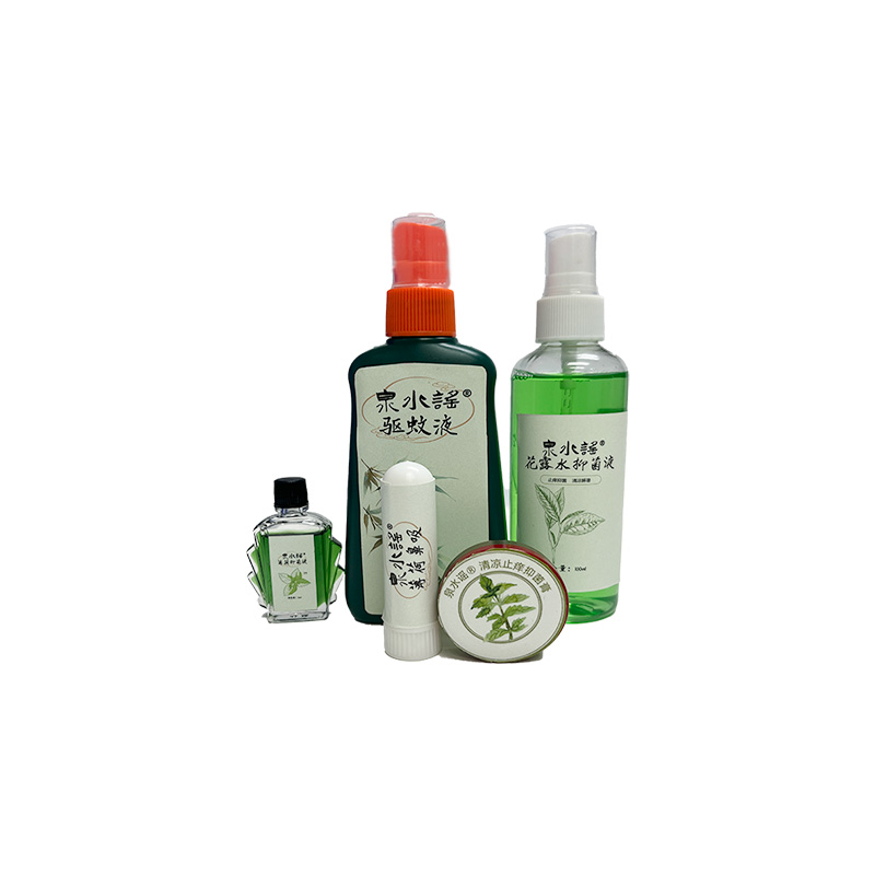 泉水谣QSYGW-0313 5件套 驱蚊防晒花露水套装 5.00 瓶/套 花露水(计价单位:套)白 色高清大图