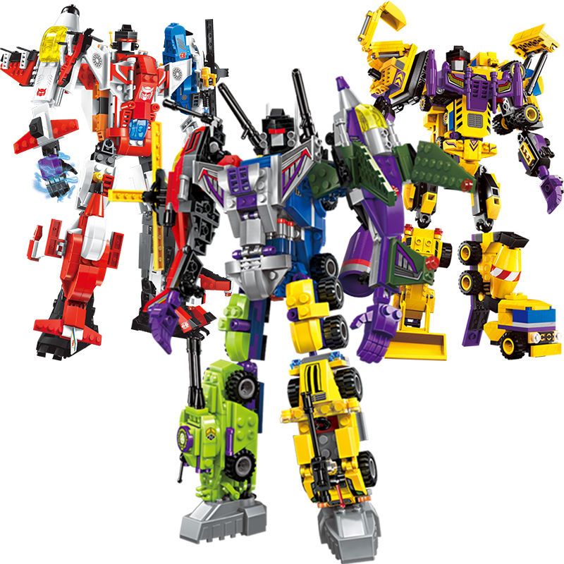 启蒙积木12男生大童战神机器人10-13岁成人玩具