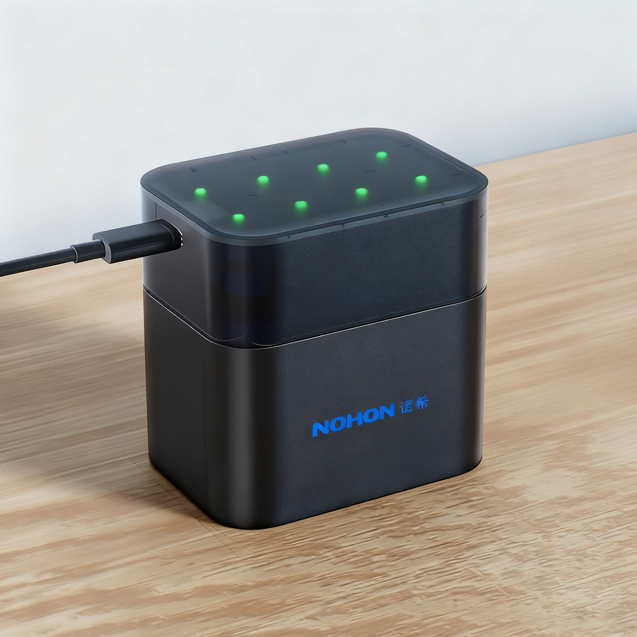 诺希(NOHON)7号锂电池充电套装[含8粒5号1300mwh锂电池]1.5V快充充电器适用于遥控器/鼠标/智能门锁高清大图