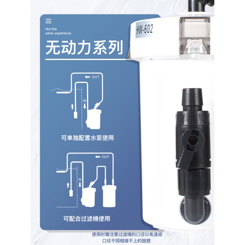 前置过滤桶无动力鱼缸过滤器陶瓷缸外置过滤器缸外桶小型高清大图