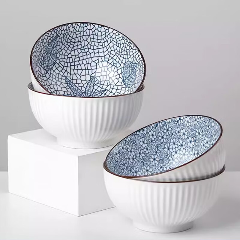 佰造 谷田陶瓷餐具 八件套 BZ-CJ008A高清大图