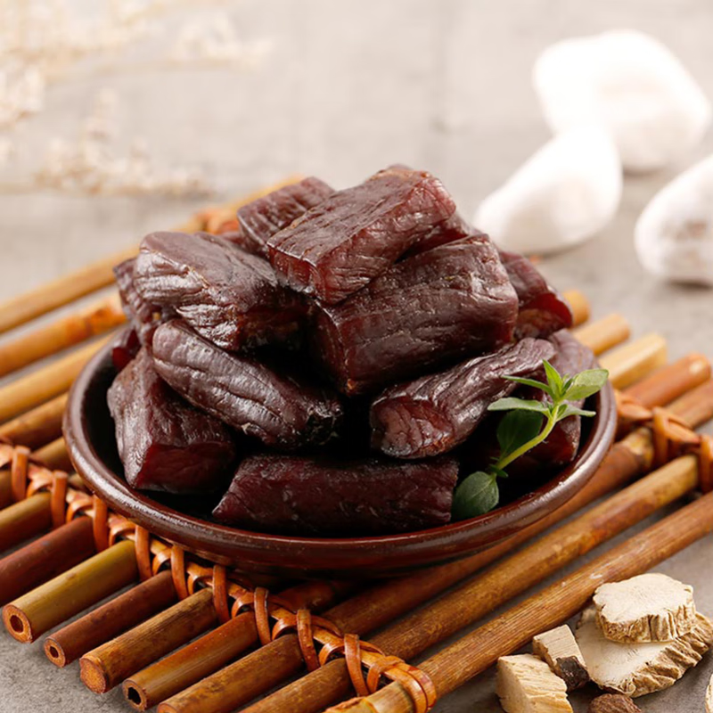 科尔沁休闲零食 肉干肉脯 礼盒449g高清大图