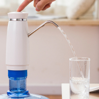 欧润哲 抽水器 双泵USB充电款无线家用饮水器桶装水自动抽水机白色其他厨房小工具