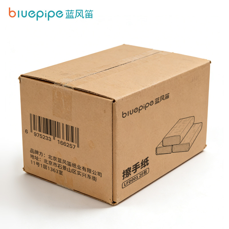蓝风笛 擦手纸 LFD001 20包 箱高清大图