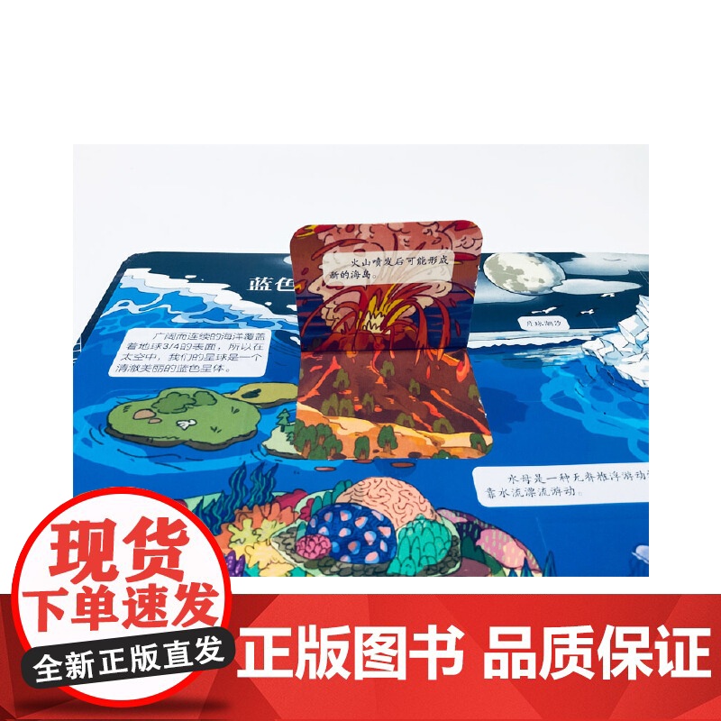 揭秘地球: 地球上的栖息地大揭秘:山川河流、海洋湖泊、森林荒漠!孩子超爱看的地球百科知识翻翻书!高清大图