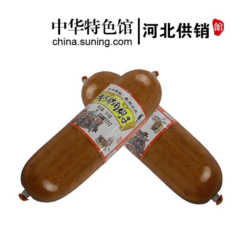 【中华特色】河北供销馆 漕河 驴肉焖子300g 传统焖子香肠开袋即食 熟肉制品休闲卤味小吃 河北保定特产 华北