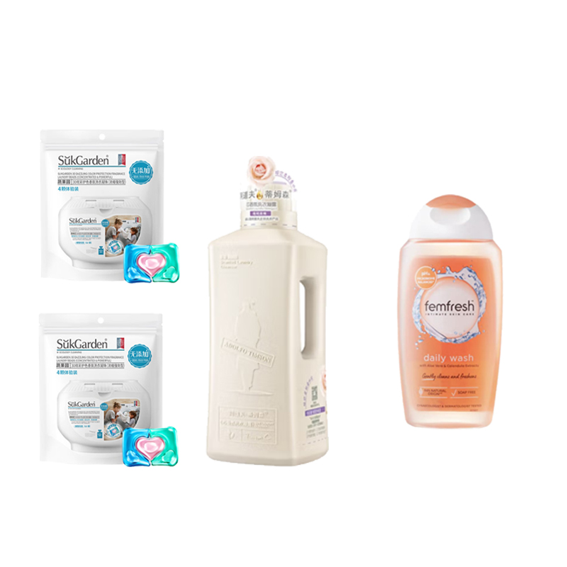 蔬果园天然洗衣液深层去渍除菌留香持久温和不伤衣