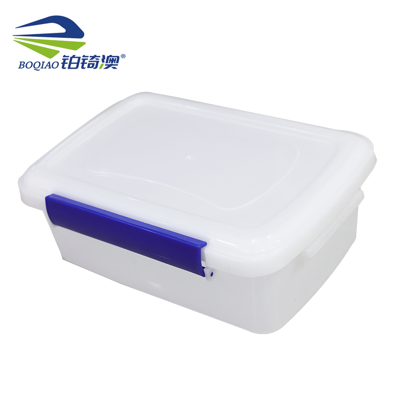 铂锜澳钢化带扣保鲜盒21.5*15.5*7.5cm高清大图