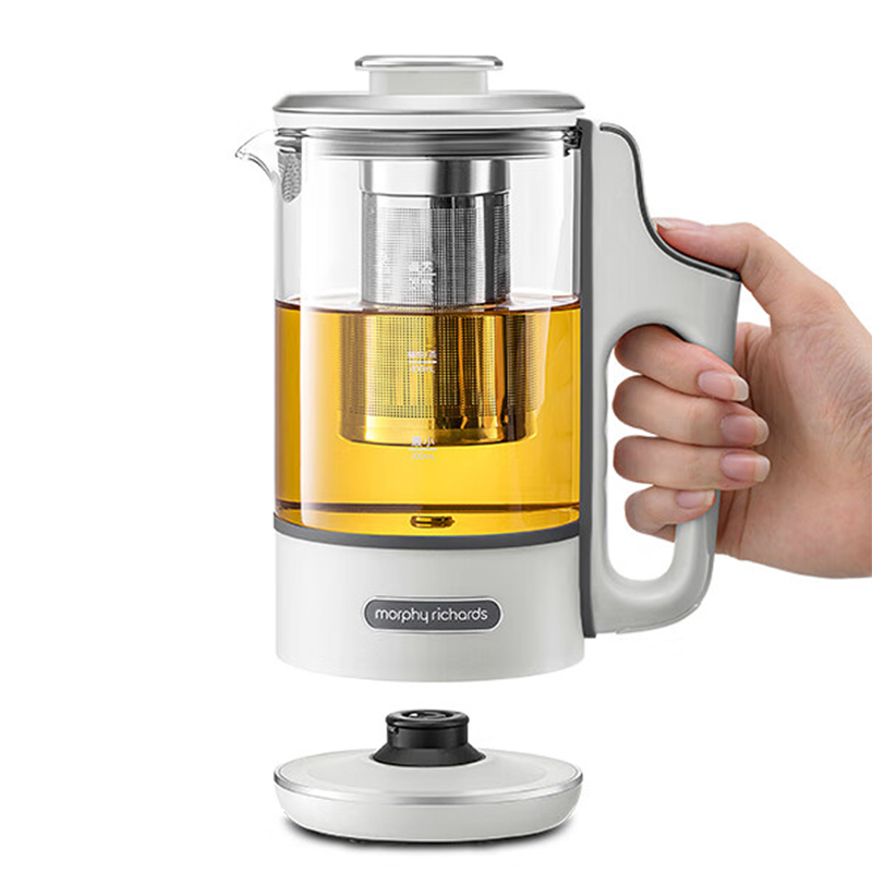 摩飞电器(MORPHY RICHARDS) 便携养生壶白色 0.6L MR6086高清大图