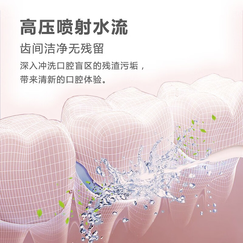 松下(Panasonic)防水型舒适护理冲牙器 两种水压模式 EW-DJ10-W405高清大图