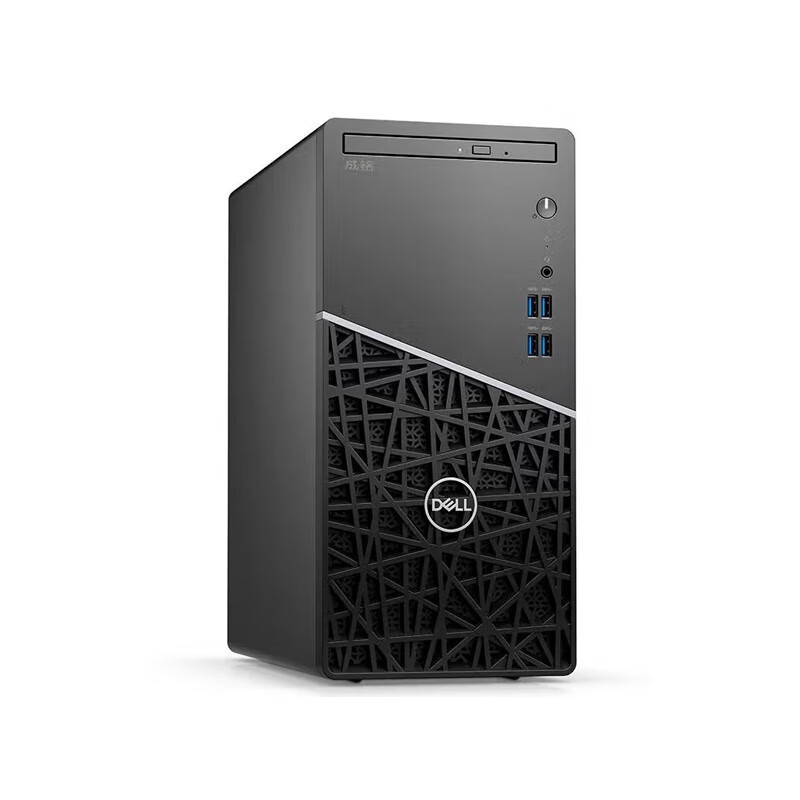 戴尔(DELL)成铭3901 十二代英特尔商用办公家用学生网课游戏电竞台式机电脑+23.8英寸(酷睿i7-12700 8G内存 1T机械+256G固态 集显)定制版主机