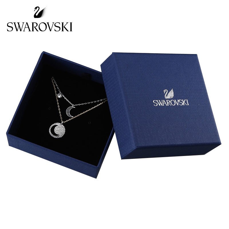 SWAROVSKI/施华洛世奇 WISHES许愿水晶 项链 月牙款 欧美风格 女士