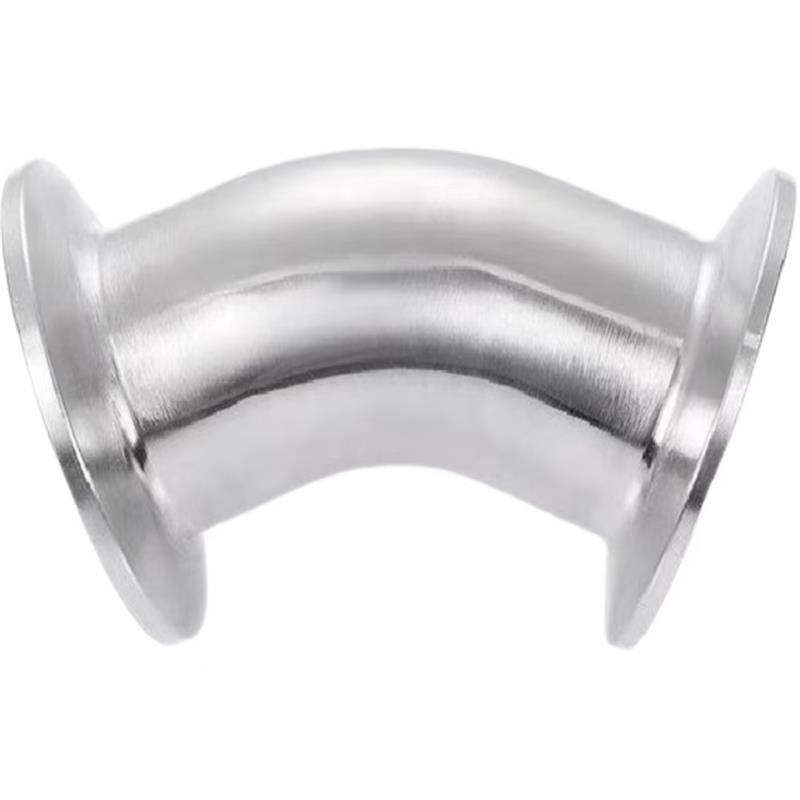 盛京联硕304不锈钢45度快装弯头Φ76卡盘91个