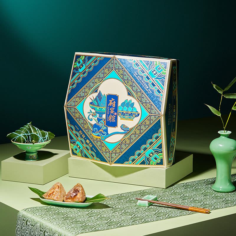 鲜品屋-1.44kg府宴•雅品端午粽子鸭蛋礼盒臻味端午鲜品屋图片