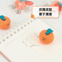 晨光文具橡皮大桔大利系列学生用迷你可爱卡通不留痕水果桔子小巧便携简洁省力创意橡皮擦造型橡皮