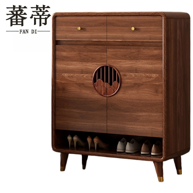 实木鞋柜高清大图