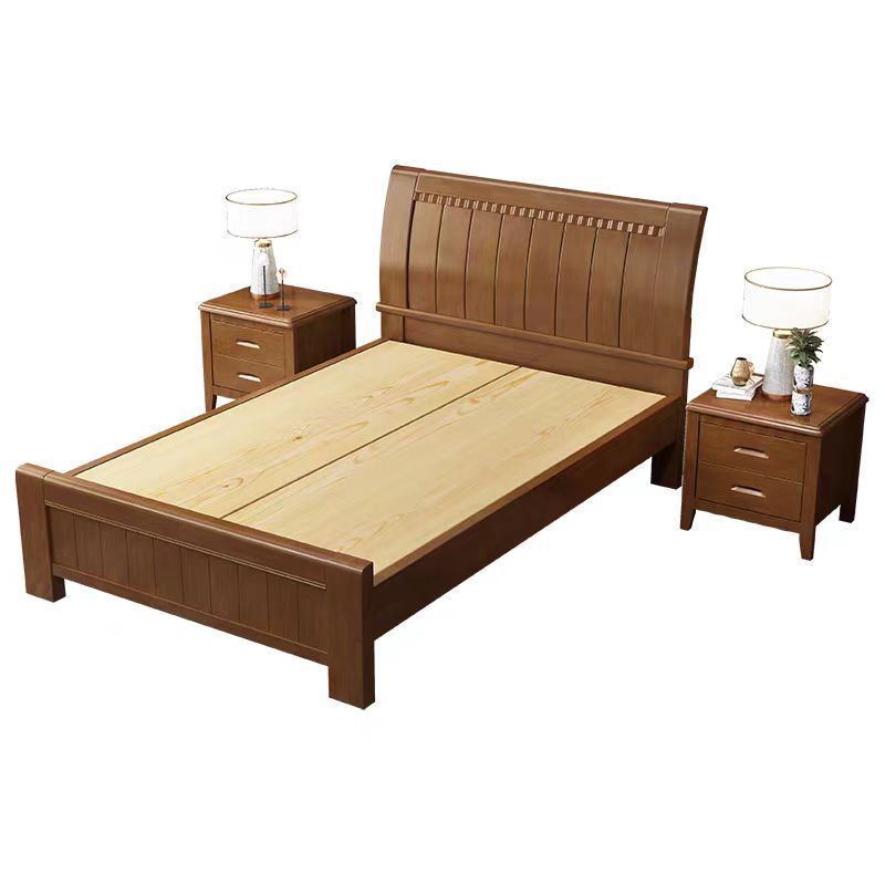 舵途实木单人床1m*2m 1张高清大图