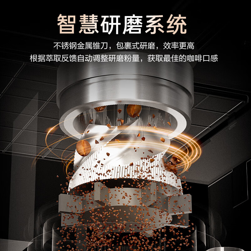 海尔卡萨帝意式全自动咖啡机CSCF-EQ301E(G)U1 家用全自动现磨意式咖啡机高清大图