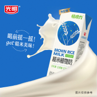 光明植噢力糙米植物奶200ml*12盒