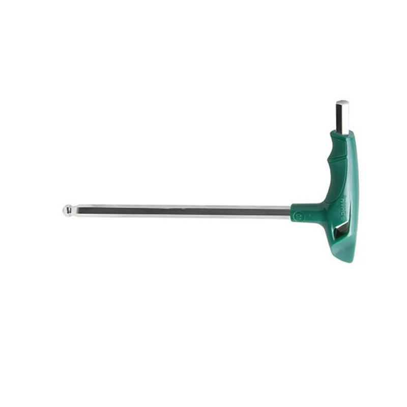 工具库 世达SATA 公制T型球形内六角扳手4MM 83108