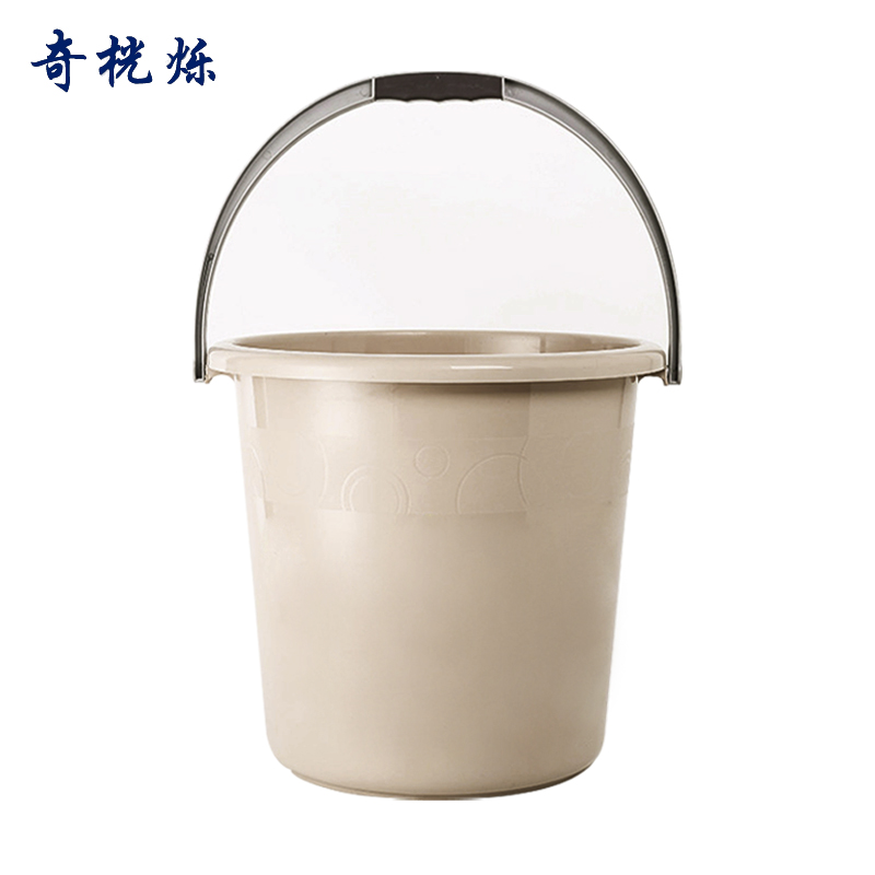 奇桄烁水桶杏色小号个高清大图