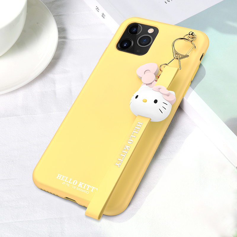 HelloKitty 苹果11PROMAX手机壳iPhone11液态硅胶保护套可爱卡通