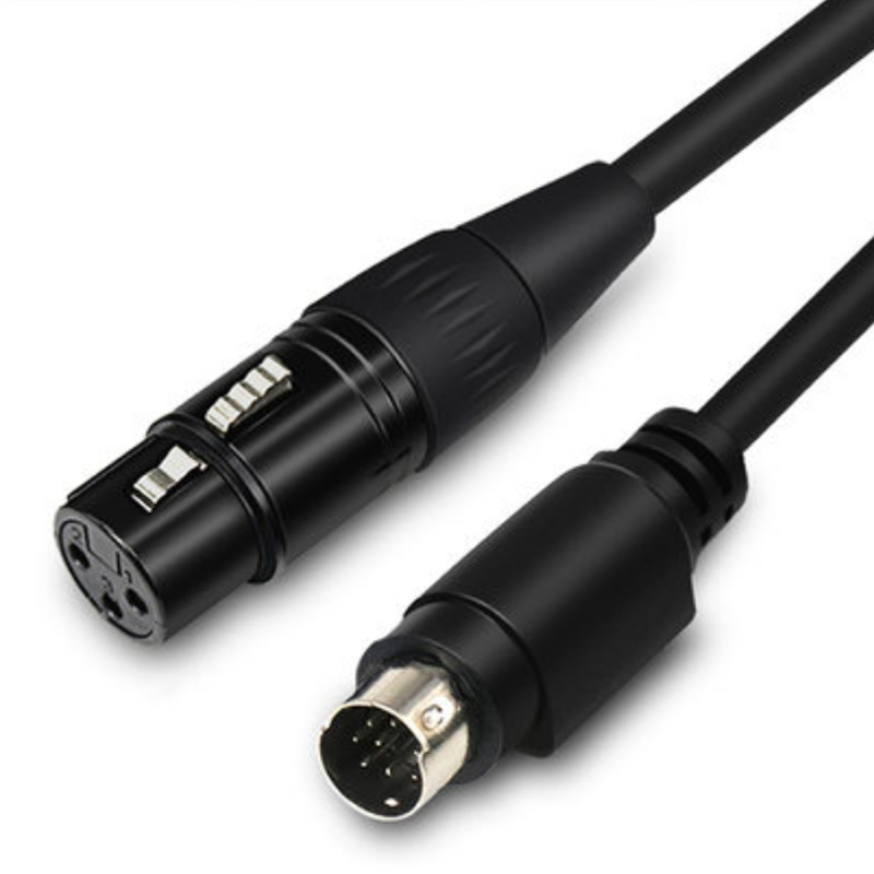 AFB 中兴T502 T600 4050A T700S视频会议麦克风线转接线音频线8卡龙母 8针音频线 10米