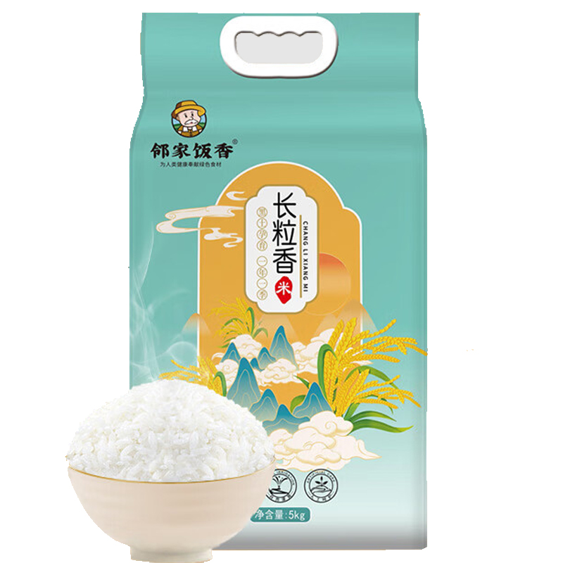 邻家饭香 LJFX86-C 东北长粒香米 5kg/袋 真空双层包装 (单位:袋)高清大图