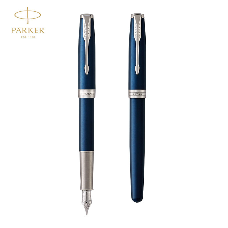 派克(PARKER)新品卓尔海洋蓝白夹墨水笔