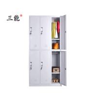 三能 (SAN NENG)加厚六门更衣柜 宿舍更衣柜 员工更衣柜 带锁储物柜 其他金属更衣柜 灰白