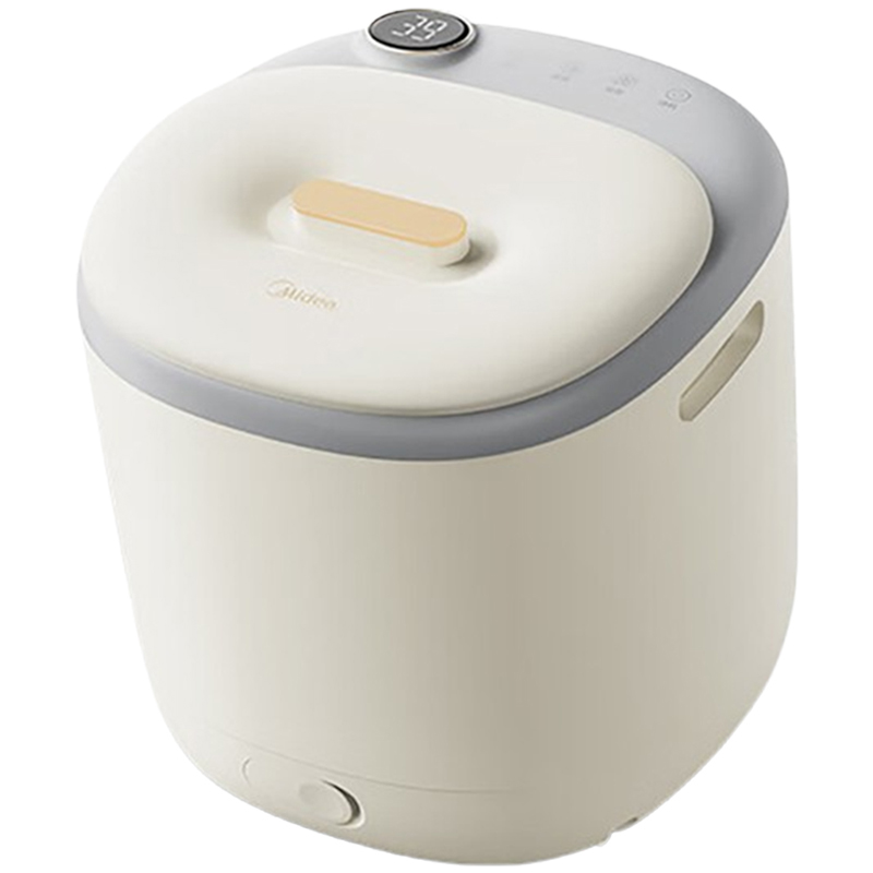 美的足浴盆智能全自动按摩电动恒温加热洗脚盆暖阳白ZL1P