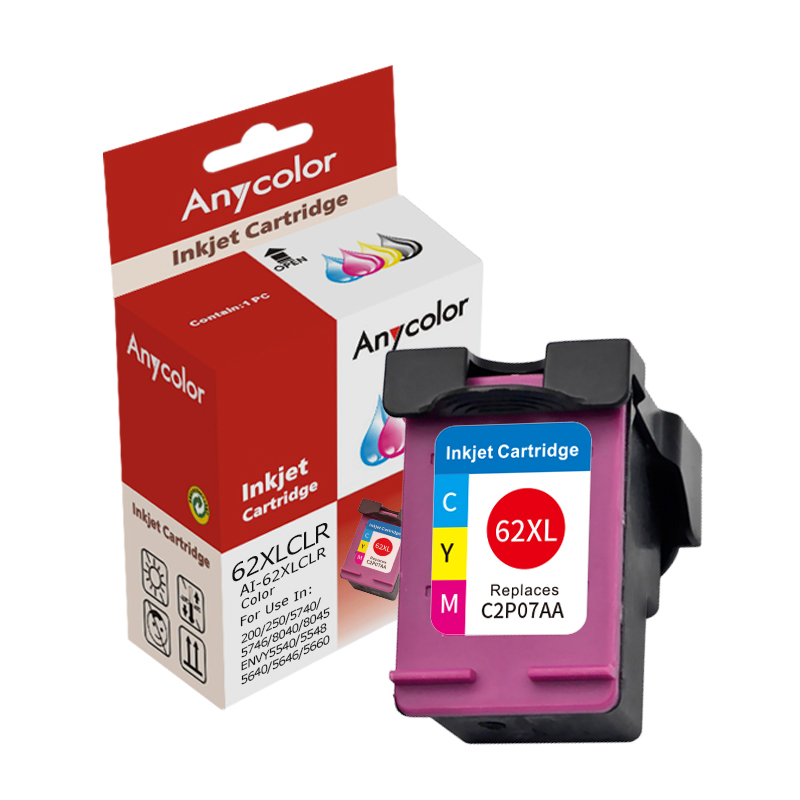欣彩62XL墨盒AI-62XLCLR彩色大容量C2P07AA适用惠普200 250 5540 5548 5640