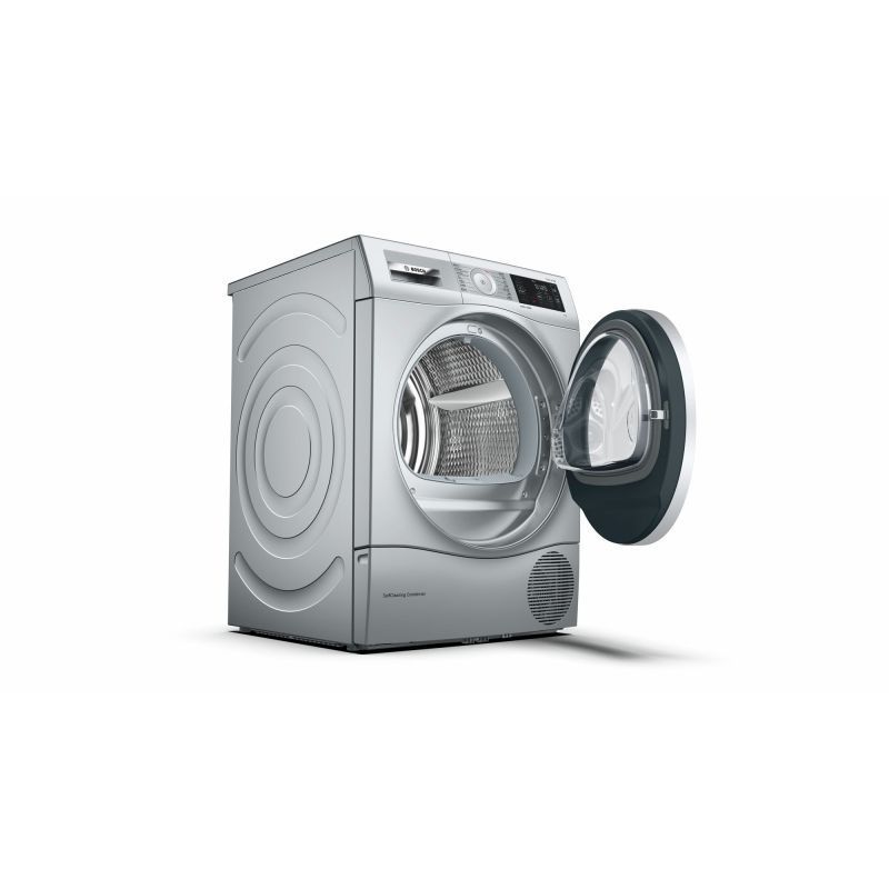 博世(BOSCH)WTU876H80W 9公斤 烘干机 热泵干衣机 婴幼除菌烘 低温护衣 全干即穿 原装进口